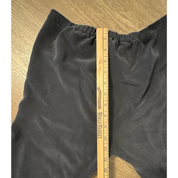Water Women Black Size Small USA 100% Silk Pants Boho Elastic Waist Hippy - Picture 3 of 10